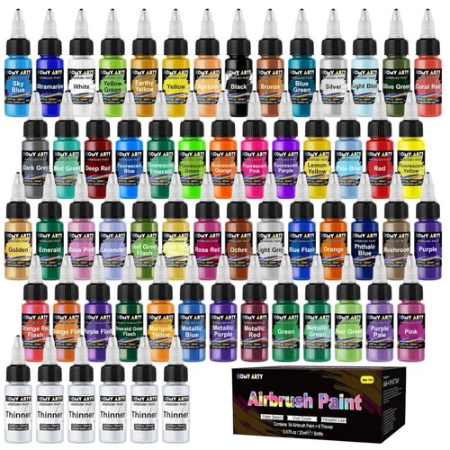 Airbrush farben set - set, 54