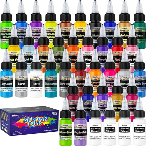 Airbrush set acrylfarben 4 - 36,