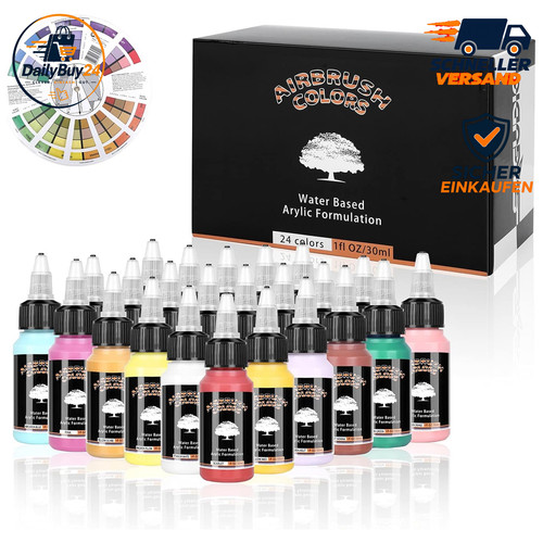 Airbrush farben set 24x 30ml - airbrush,