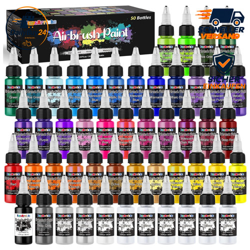 Airbrush farbe set farben - farbe, 6