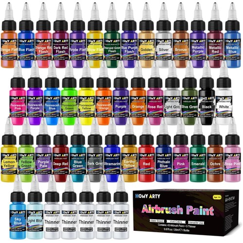 Airbrush farbset acryl - farbset,