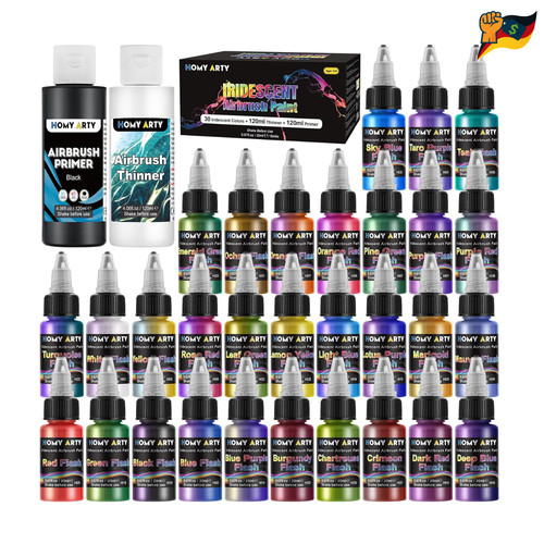 Schillernde airbrush farbe set - schillernde,