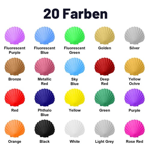 Fansarriche airbrush farbe set - fansarriche, airbrush-farbe