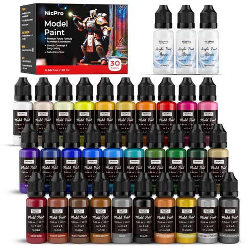 Nicpro modellbau acrylfarben - nicpro,