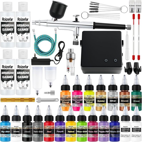Airbrush set acrylfarben 2 - 18,